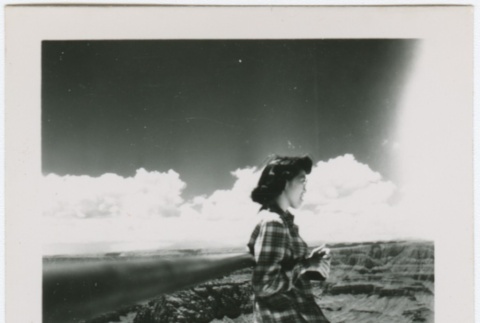 A woman at the Grand Canyon (ddr-densho-338-62)
