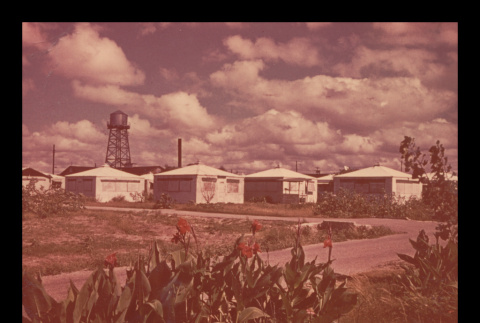 Victory Hut area and water tower at Crystal City Department of Justice Internment Camp (ddr-csujad-55-1515)