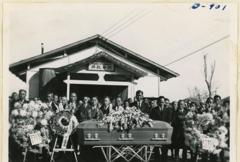 Funeral at a Buddhist Church (ddr-densho-37-1950)