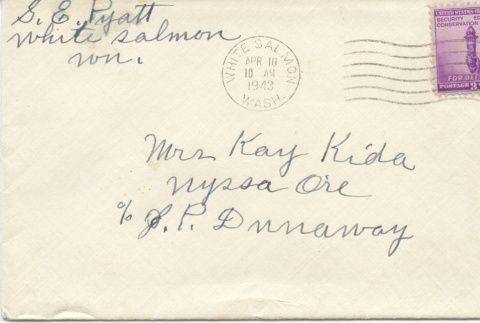 Letter from Mary Hedley to Miyuki 