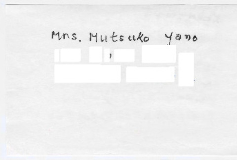 Address and note (ddr-densho-501-96)