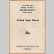 Ballard High School graduation program (ddr-densho-540-159)