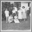 Group poses outside house (ddr-densho-363-269)