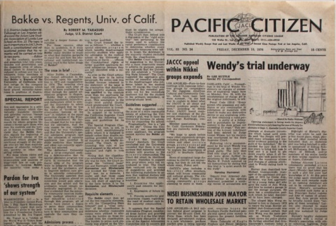 Pacific Citizen, Vol. 83, No. 24 (December 10, 1976) (ddr-pc-48-49)