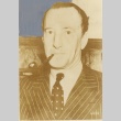 Clark Kerr smoking a pipe (ddr-njpa-1-734)