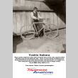 Yoshio Itahara with bicycle (ddr-ajah-6-507)