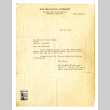Letter from Robert Allison A., Chairman, Leave Clearance Committee, to George Naohara, May 10, 1944 (ddr-csujad-38-564)