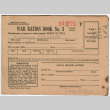 War Ration Book No. 3 (ddr-densho-329-1014)