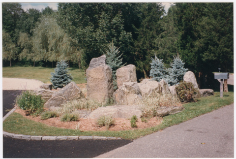 Rock feature near mailbox (ddr-densho-377-1965)