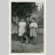 Portrait of woman and two girls in Italy (ddr-densho-368-69)