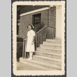 Nurse standing on steps (ddr-densho-433-1025)