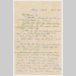 Letter from Tadashi Ishida to Mr. & Mrs. Y Ishida (ddr-densho-535-62)