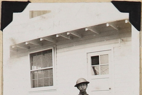 Photo of man in uniform, likely Joe Iwataki (ddr-ajah-2-30)