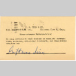 Card from C.B. Cook & Co. to Takahashi (ddr-densho-424-92)