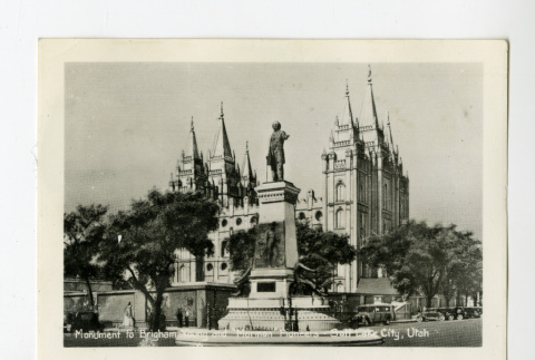 Monument to Brigham Young and 