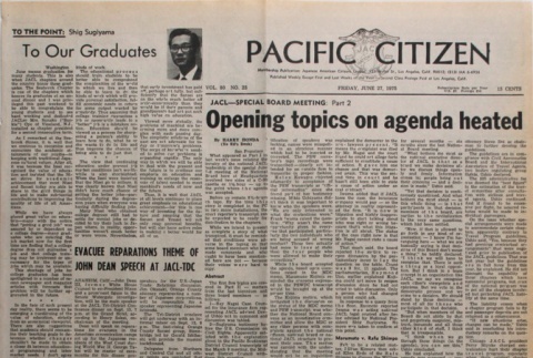 Pacific Citizen, Vol. 80, No. 25 (June 27, 1975) (ddr-pc-47-25)