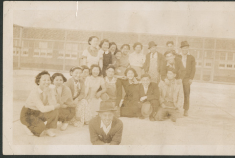 Large group outside building (ddr-densho-316-257)