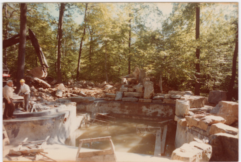 Pool under construction (ddr-densho-377-2573)