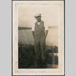 Man standing on shore (ddr-densho-316-223)