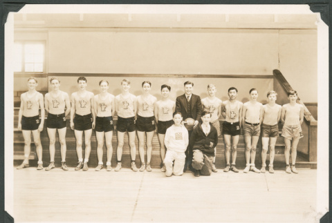 Photo of a basketball team (ddr-densho-483-315)