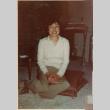 Woman seated on floor cushions (ddr-densho-426-2227)