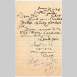 Letter sent to T.K. Pharmacy from  Manzanar concentration camp (ddr-densho-319-411)