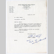 Letter to Kaneji Domoto from Arthur L. Penzel (ddr-densho-578-41)