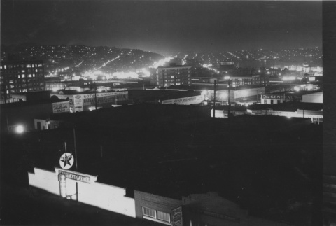 Evening view of Seattle (ddr-densho-128-107)