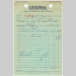 Invoice from Central Supply Company (ddr-densho-319-497)