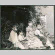5 children in a wagon (ddr-densho-443-152)