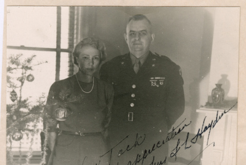 Colonel & Mrs. FL Hayden (ddr-densho-477-183)