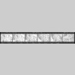 Negative film strip for Farewell to Manzanar scene stills (ddr-densho-317-187)