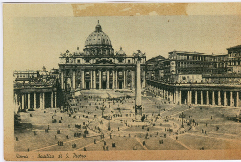 Postcard of Rome, Italy from Saburo Kitagawa to Yoriko Kitagawa (ddr-densho-539-83)