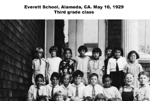 Two copies of class photo from Everett School in Alameda (ddr-ajah-6-670)