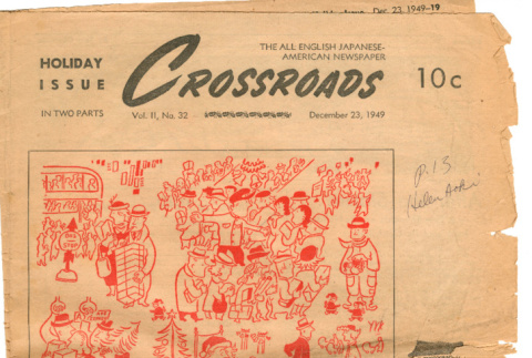 Crossroads Vol. 2 No. 32 (December 23, 1949) (ddr-densho-507-1)