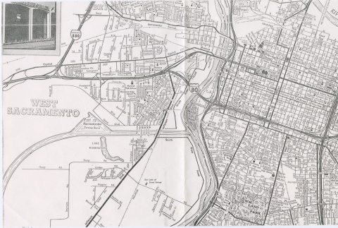 Map of West Sacramento (ddr-densho-444-8)