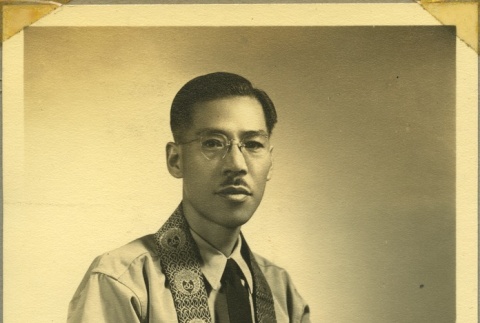 Portrait of Rev. Shinjo Nagatomi (ddr-manz-4-3)
