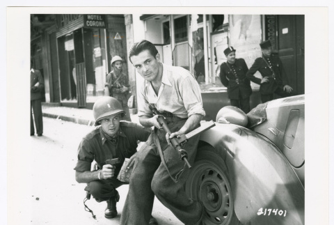 American soldier and Italian partisan (ddr-densho-1007-318)