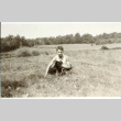 Robert H. Foote, age 15, with his dog (ddr-densho-1007-587)