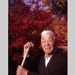 Fujitaro Kubota in the Garden (ddr-densho-354-259)