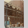 Building with scaffolding (ddr-densho-424-857)