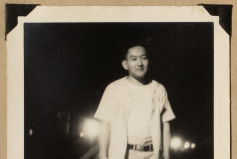 Eddie at night (ddr-densho-542-554)