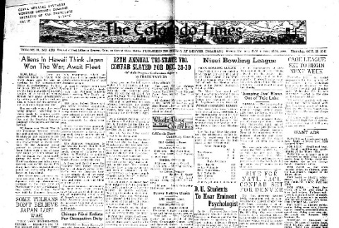 Colorado Times Vol. 31, No. 4379 (October 25, 1945) (ddr-densho-150-90)