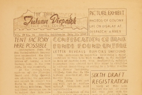Tulean Dispatch Vol. IV No. 24 (December 10, 1942) (ddr-densho-65-115)