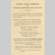 Pacific Coast Committee on American Principles and Fair Play (ddr-densho-156-166)