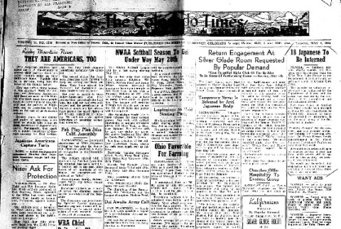 Colorado Times Vol. 31, No. 4304 (May 1, 1945) (ddr-densho-150-17)