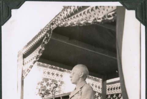 General George Strong speaking at podium (ddr-ajah-2-562)