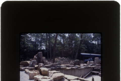 Garden and pool under construction at the Ossorio project (ddr-densho-377-525)