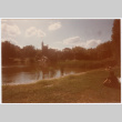 Pond view with buildings (ddr-densho-377-2037)