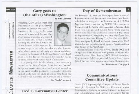 Seattle Chapter, JACL Reporter, Vol. 46, No. 3, March 2009 (ddr-sjacl-1-584)